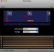 PitchPerfect Free Guitar Tuner for Mac screenshot